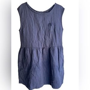 Roxy Girls Dress Dusty Blue with Pockets Size 12